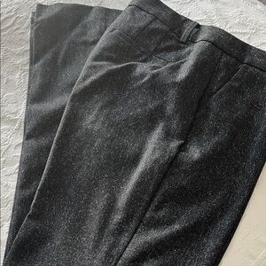 Talbots dark gray tweed wool slacks size 10 perfect condition